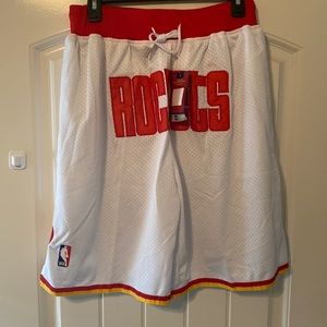 NBA Vintage Houston Rockets Athletic Shorts
